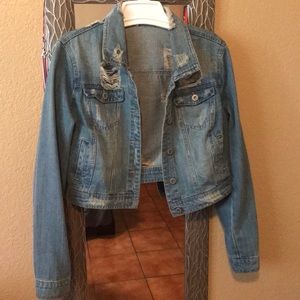 Distressed Denim Jacket